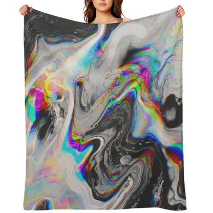 CONFUSION IN HER EYES THAT SAYS IT ALL Throw Blanket