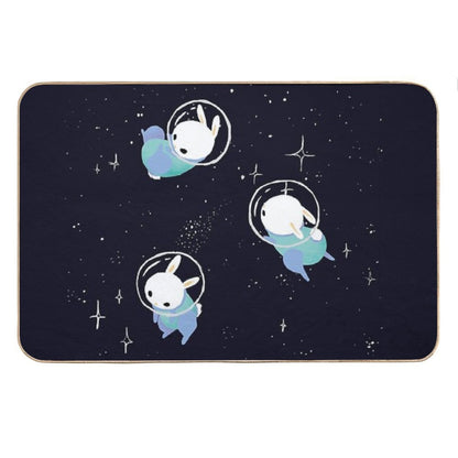 Space Bunnies Bath Mat