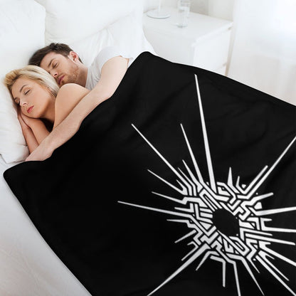 Outer Wilds™ - Eye of The Universe (Symbol) [White] Throw Blanket