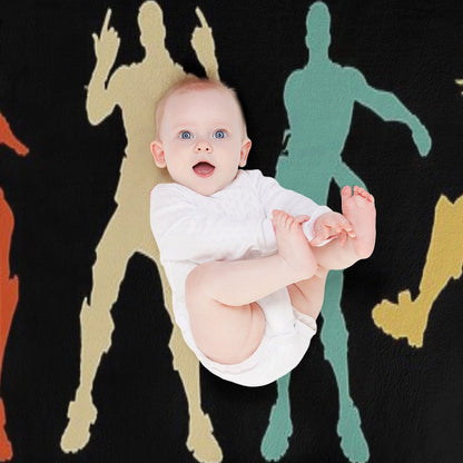 Battle Royale Victory Dance Cool Justice Dance Throw Blanket