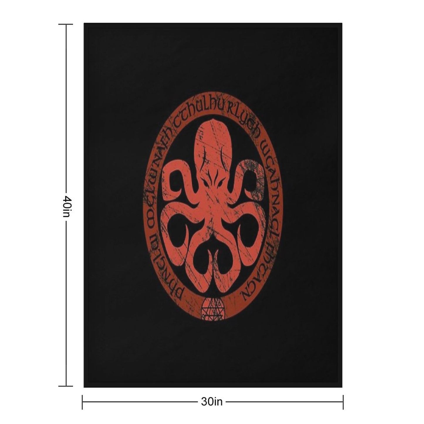 Seal of Cthulhu Throw Blanket