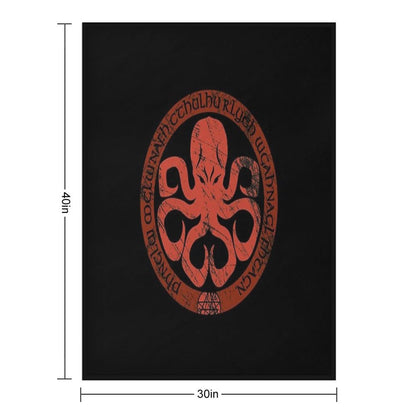 Seal of Cthulhu Throw Blanket
