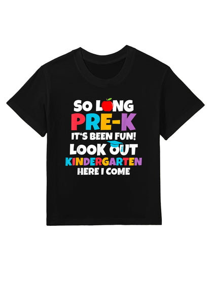 Look Out Kindergarten Pre-K Graduate Preschool Graduation Kids T-Shirt