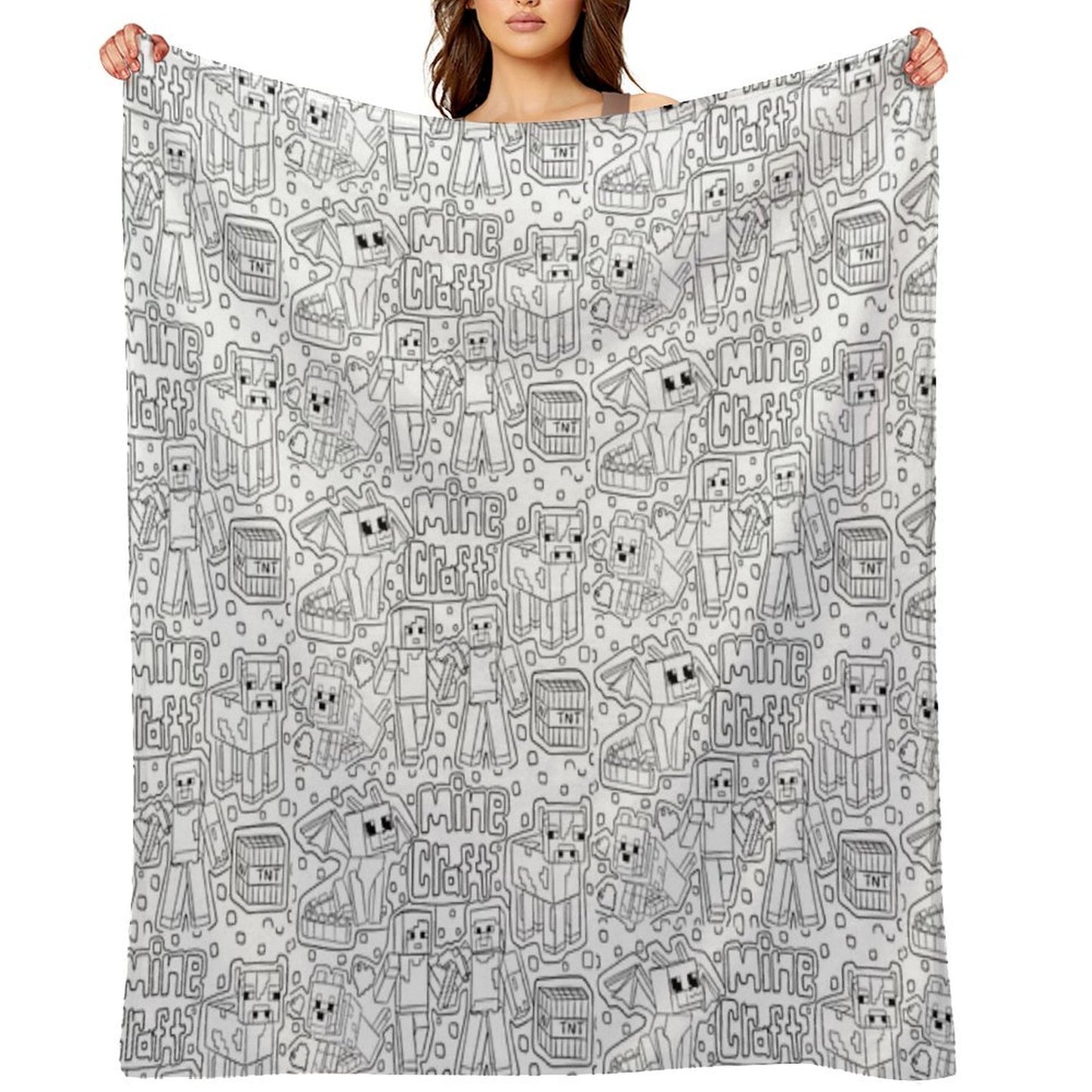 Minecraft Throw Blanket