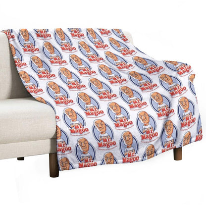 Mr. Magoo As Mr. Clean Throw Blanket
