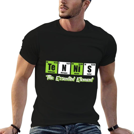 Tennis - The Essential Element  Funny Love Tennis T-Shirt