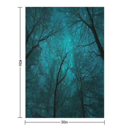 Simply Stare Upward Throw Blanket