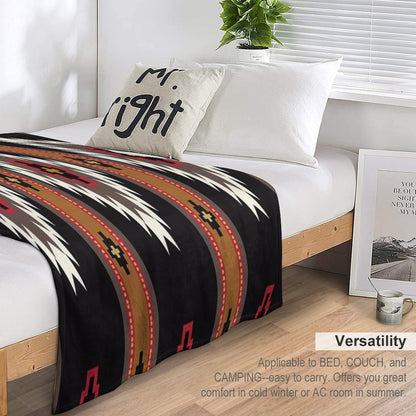 Navajo Blanket Design 7 Throw Blanket