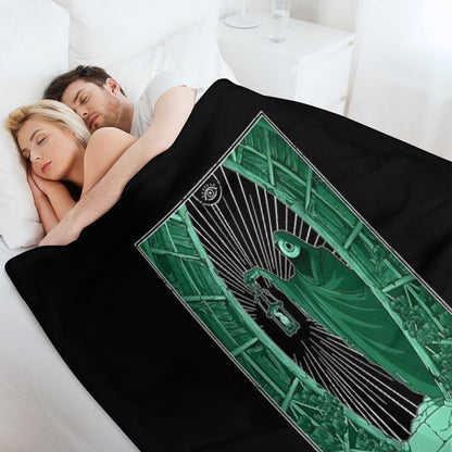 The Eye Tarotesque (Dark) Throw Blanket