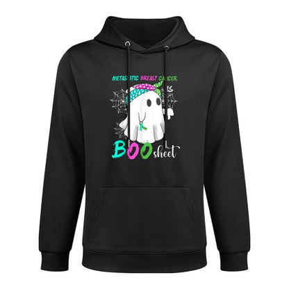Metastatic Breast Cancer Is Boo Sheet Halloween Costume Machine Washable Hoodie