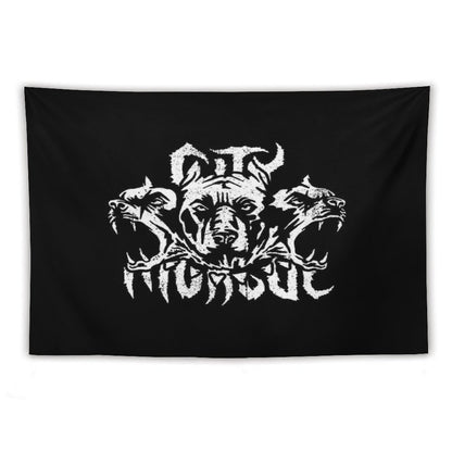 Three Hell's Dogs Tapestry