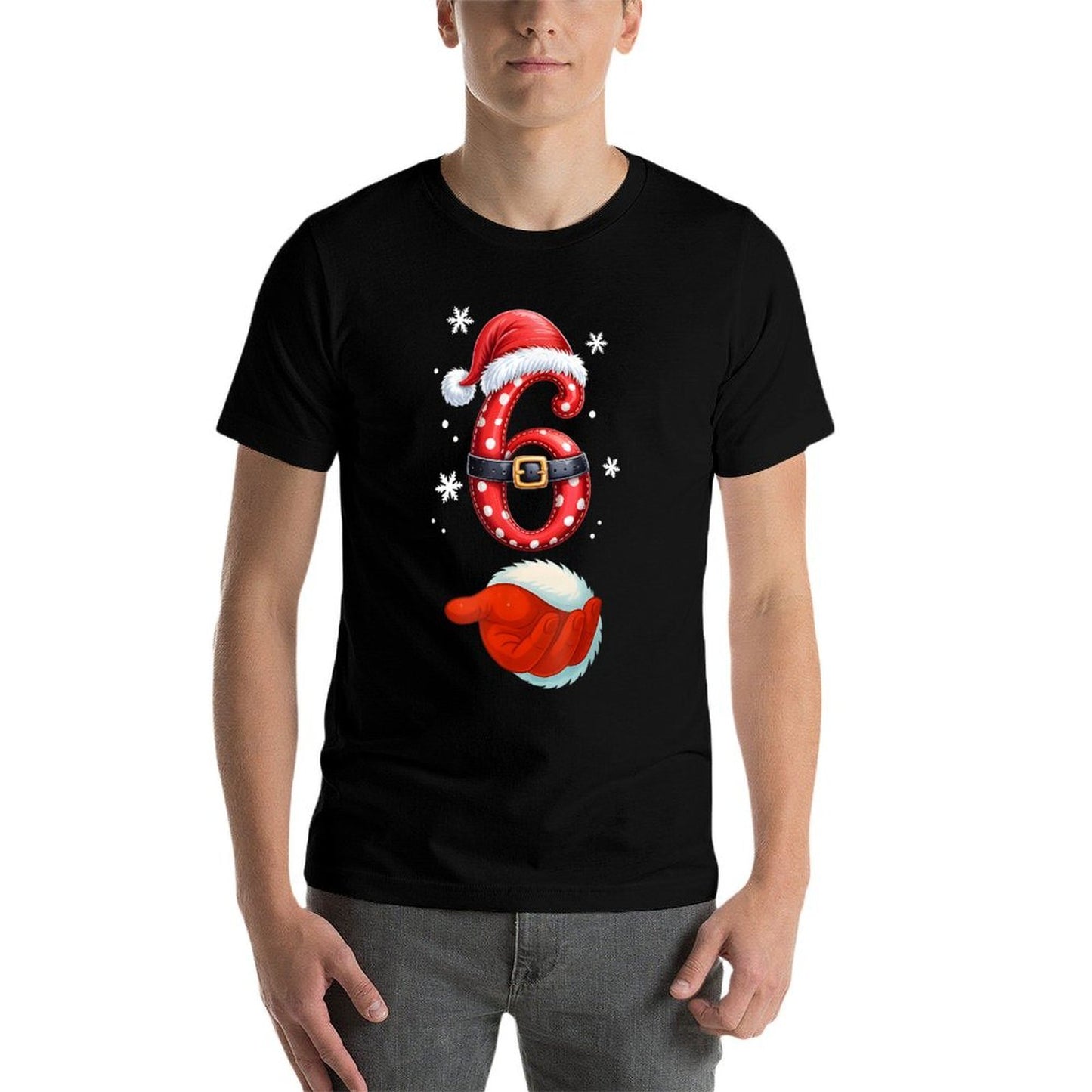 Funny 67 Six Seven Meme Couple Matching Christmas Pajamas  Tagless Design T-Shirt