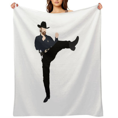 Walker Texas Ranger Throw Blanket