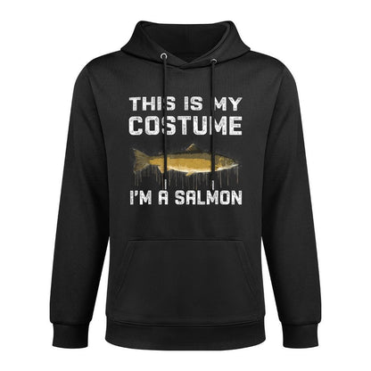 This Is My Costume Im A Salmon Halloween Costume Easy Care Hoodie