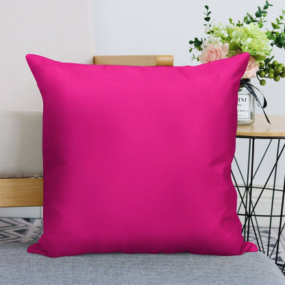 PLAIN SOLID DEEP PINK -100 PINK SHADES ON OZCUSHIONS ON ALL PRODUCTS Linen Throw Pillow Cover