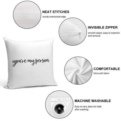 You're My Person. Soft Shrink-Resistant Throw Pillow