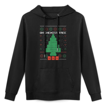 Oh Chemist Tree Merry Christmas Ugly Chemistree Chemistry Pilling-Resistant Hoodie