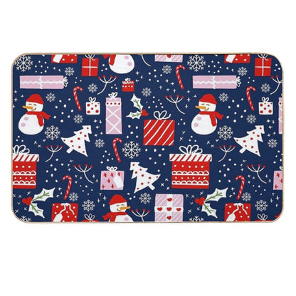 Winter Pattern Durable Bath Mat