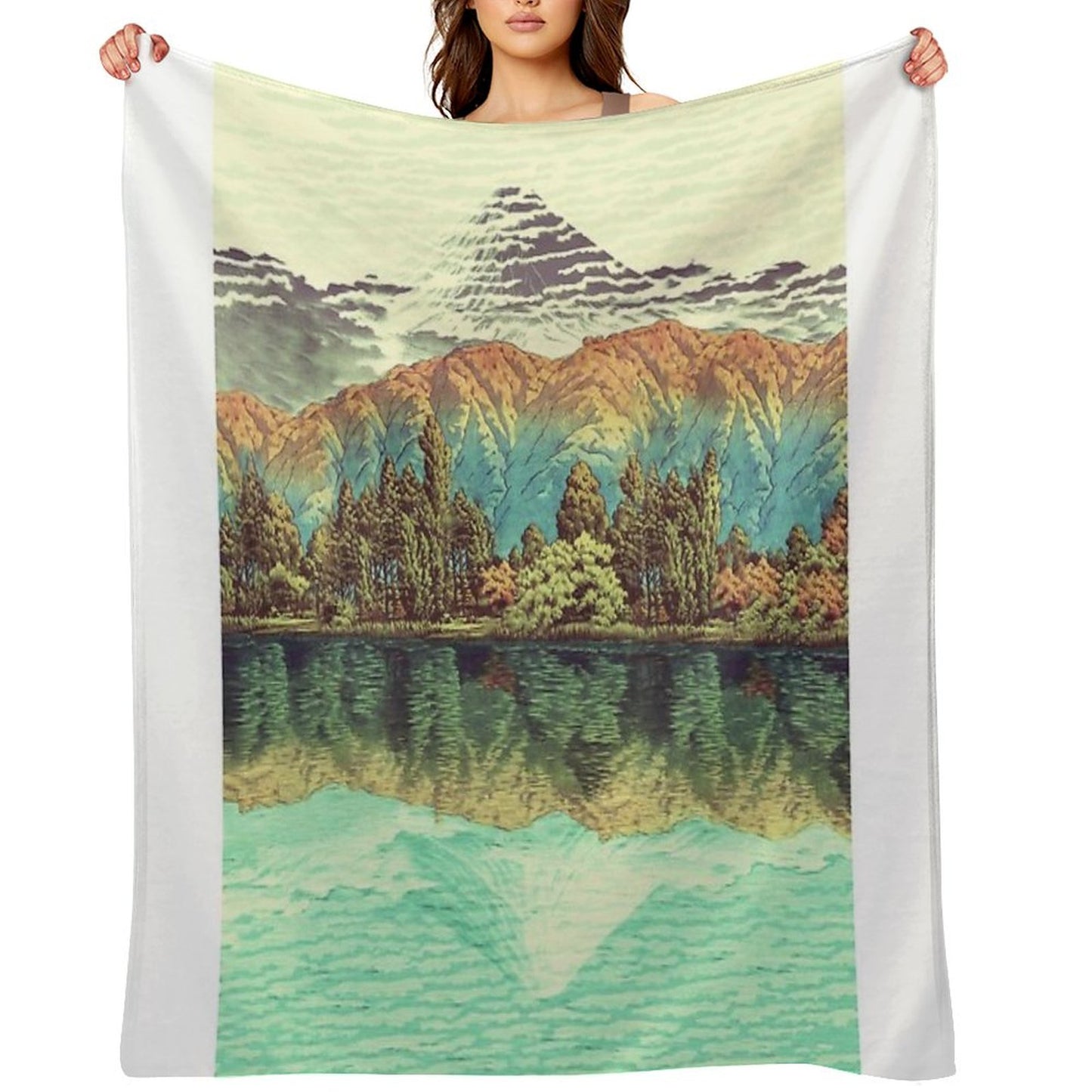 The Unknown Hills in Kamakura - Nature Landscape Throw Blanket