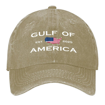 Gulf of USA America EST. 2025 Baseball Caps