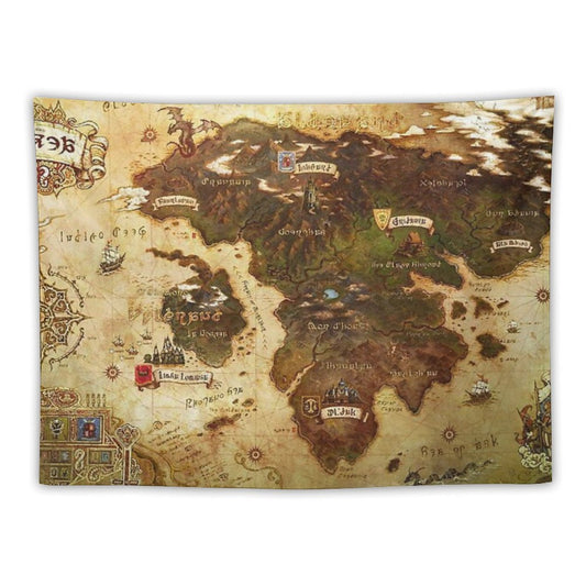 Eorzea FFXIV Map Tapestry