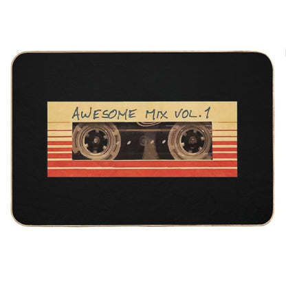 Awesome Mix Vol.1 (retro Cassette) Bath Mat