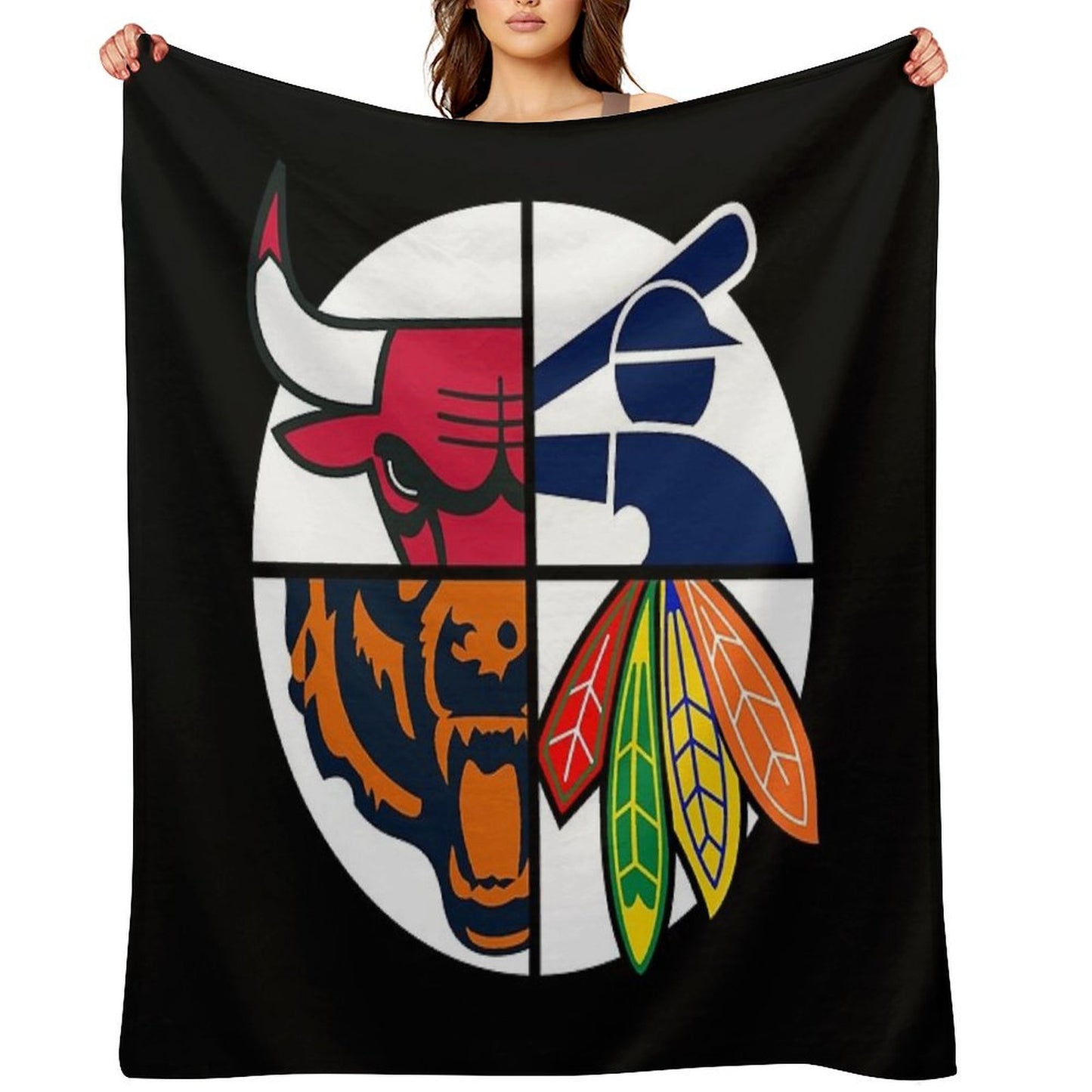 Chicago Southside Sports Throw Blanket