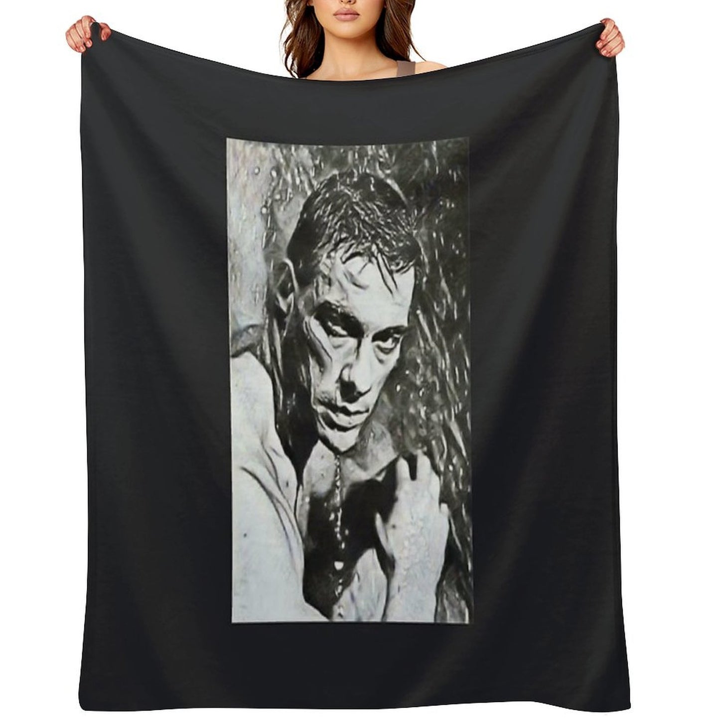 Jean-Claude Van Damme Throw Blanket