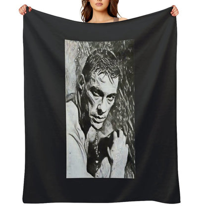 Jean-Claude Van Damme Throw Blanket