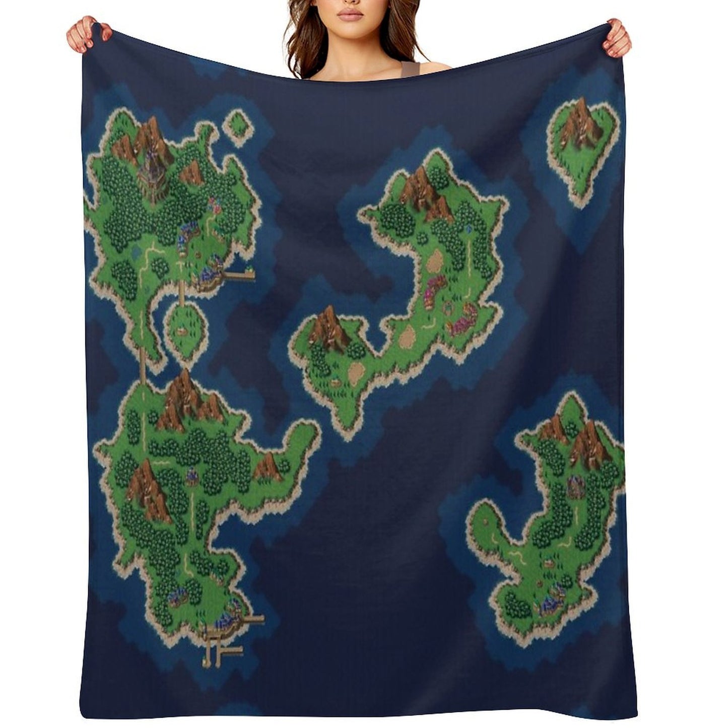 Chrono Trigger 1000 AD Throw Blanket