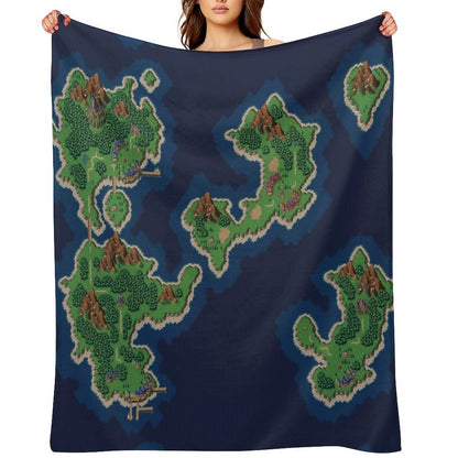 Chrono Trigger 1000 AD Throw Blanket