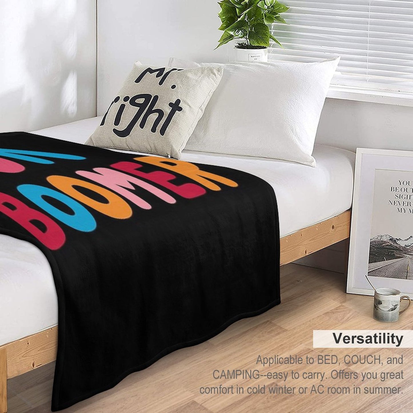 Ok Boomer Throw Blanket