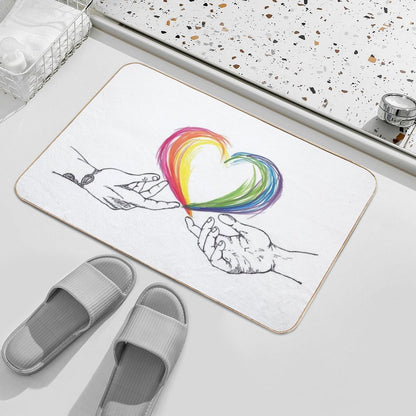 Love Is Equal (Harry And Louis) Bath Mat