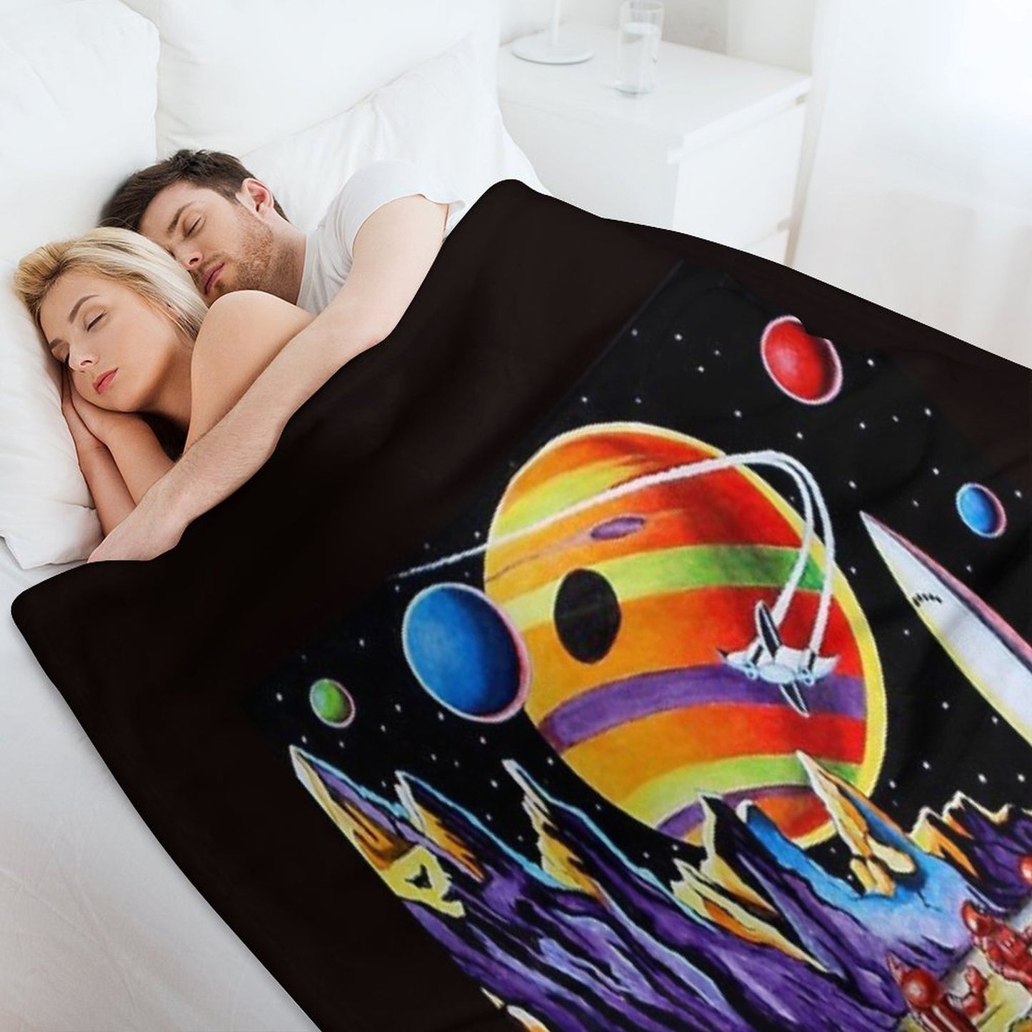 NEW WORLDS Throw Blanket