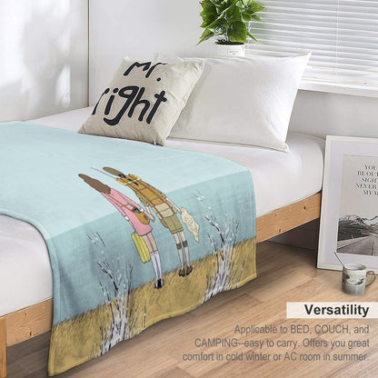 Wes Anderson Movie Throw Blanket