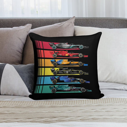 Formula Racing Cars 2023 Soft Shrink-Resistant Throw Pillow