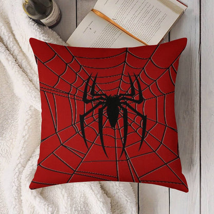 Spiderman Linen Throw Pillow Cover