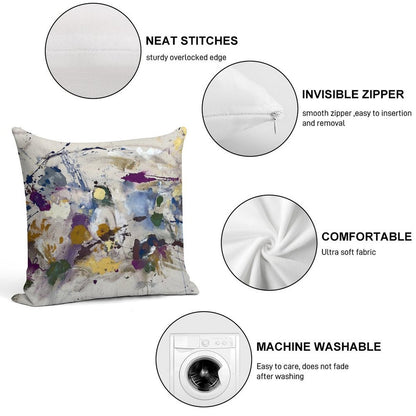 Little Worlds Soft Skin-Friendly Throw Pillow