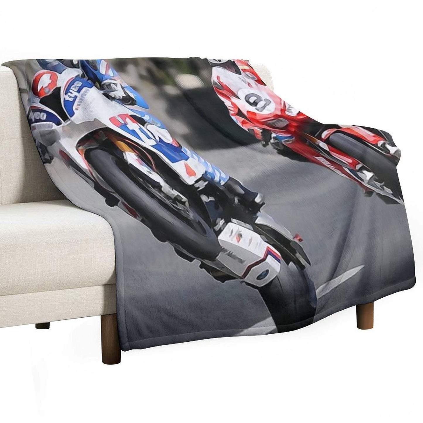 Isle of Man TT Intensity Throw Blanket