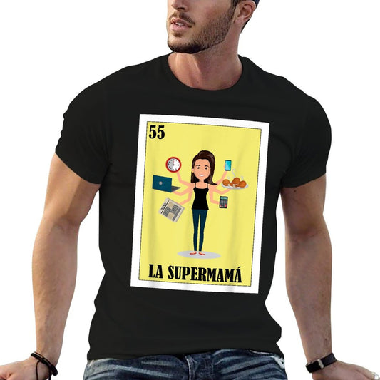 Funny Mexican Mom Design - La Supermama T-Shirt