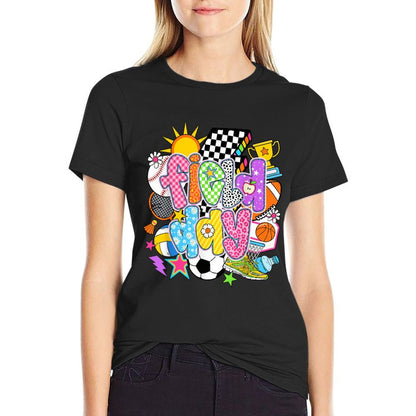 Field Day Fun Day Let The Games Begin Field Trip Teacher Kid  Slim-fit Cut T-Shirt
