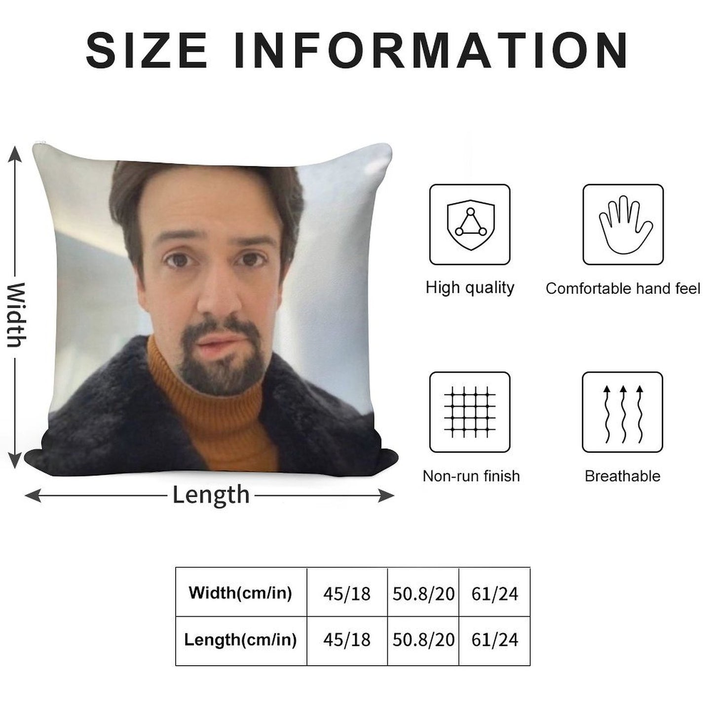 Manuel Miranda Lip Bite Meme Soft Ultra-Soft Texture Throw Pillow