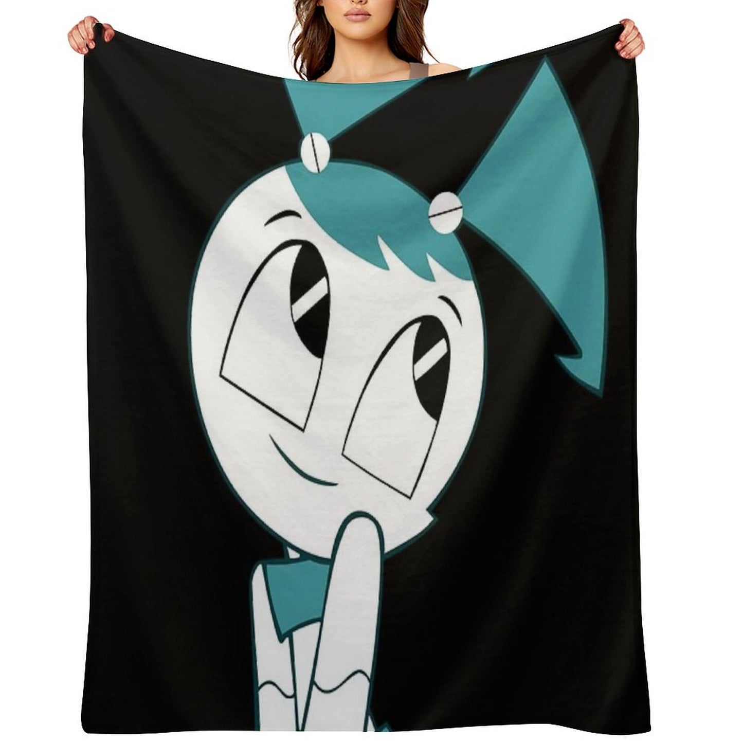 Jenny The Teenage Robot (XJ9) HD Throw Blanket