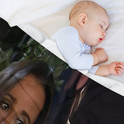 Woman Yelling at A Cat Throw Blanket