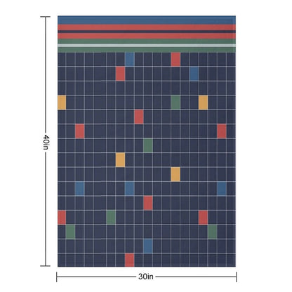 Classic 80s-Style Bedding Throw Blanket