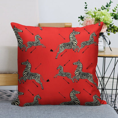 The Tenenbaums Zebra! Linen Throw Pillow Cover