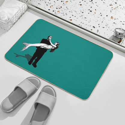 Frankenstein Mermaid Bath Mat