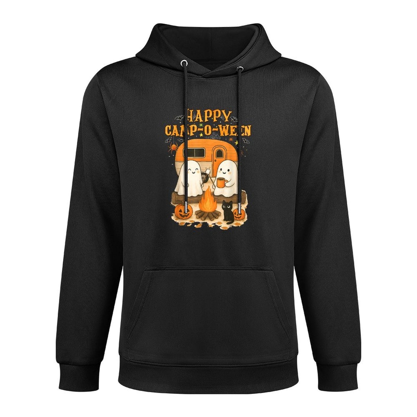 Happy Camp-O-Ween Halloween Camping Ghosts And Campfires Easy Care Hoodie