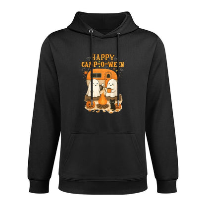 Happy Camp-O-Ween Halloween Camping Ghosts And Campfires Easy Care Hoodie