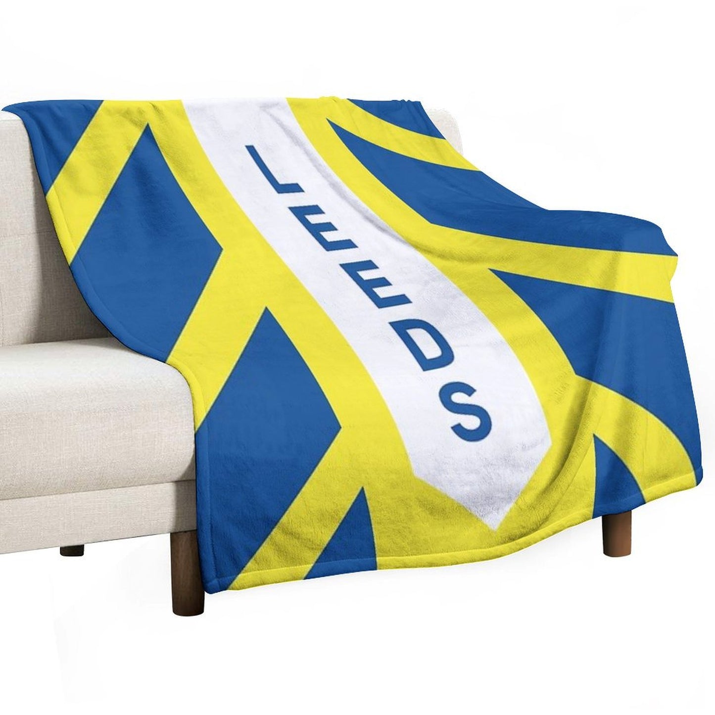 Leeds United Throw Blanket